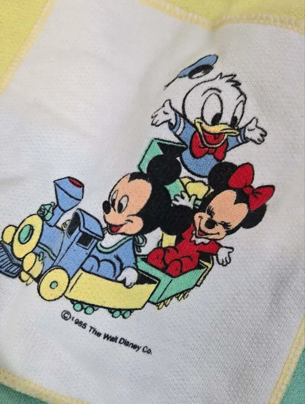 Vintage 1985 Disney Babies Mickey Minnie Donald Baby Romper S (6-12) NEW  Canada